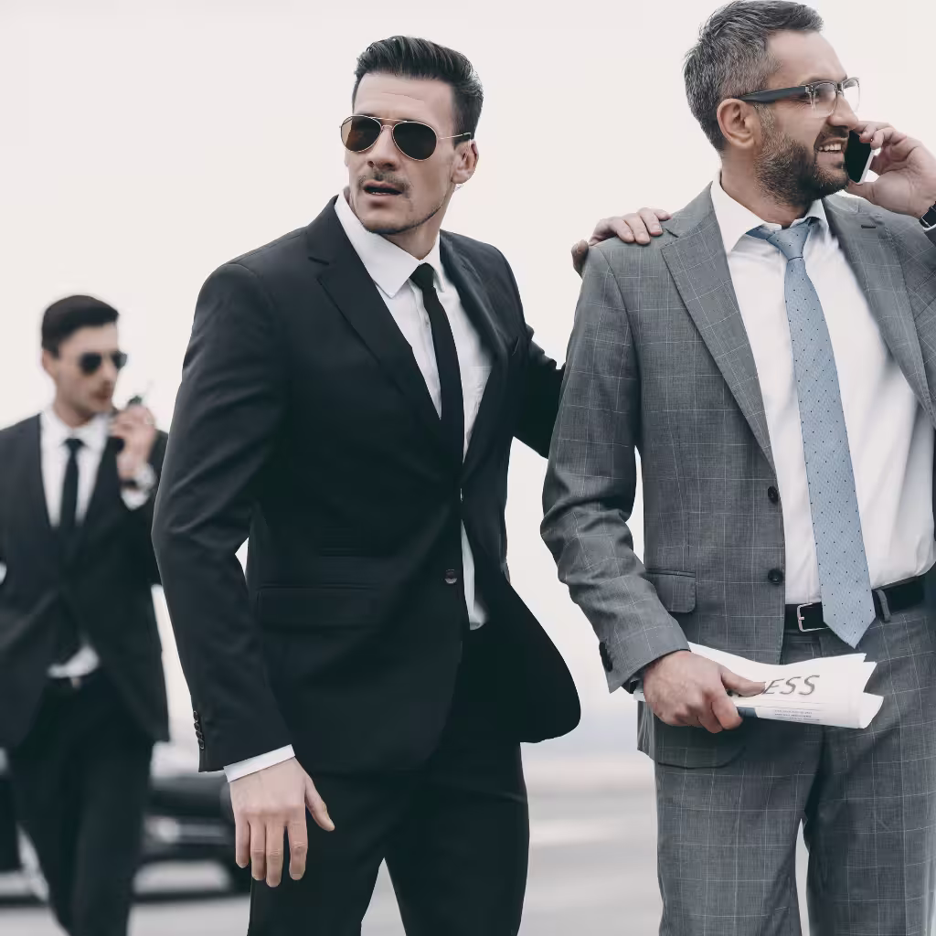 Elite VIP protection Cape Town officers securing a luxury estate